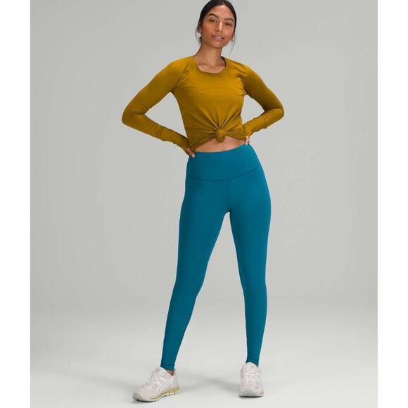lululemon athletica Pants - Lululemon Wunder Train High-Rise Tight 28" Capri size 4